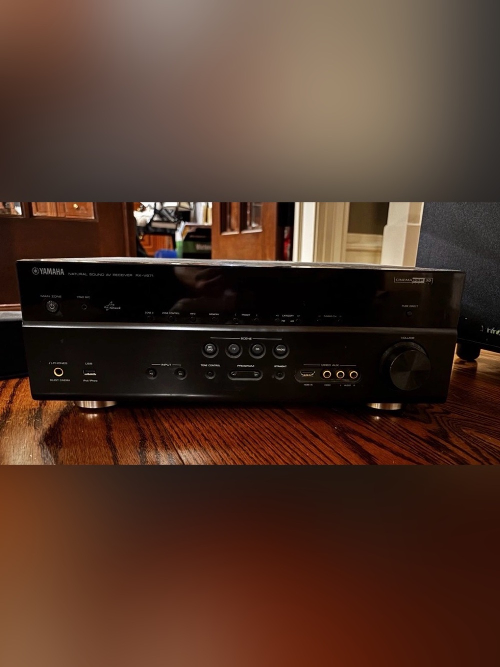 Yamaha Black Stereo Receiver